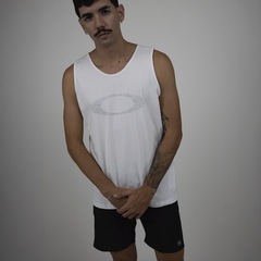 Camiseta Regata Masculina Oakley Ellipse Motherboard Tank White - Foto 8