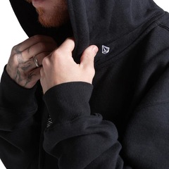 Moletom Volcom Canguru Stone Lunar WT26 - Masculino - Foto 3