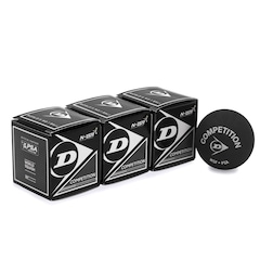 Bola de Squash Dunlop Competition Pack Com 03 Bolas - Unissex - Foto 3