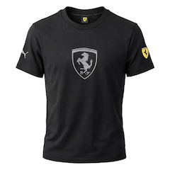 Camiseta Puma Ferrari Tonal Shield - Masculina - Foto 1