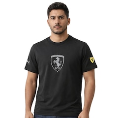 Camiseta Puma Ferrari Tonal Shield - Masculina - Foto 3