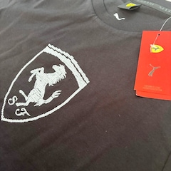 Camiseta Puma Ferrari Tonal Shield - Masculina - Foto 4
