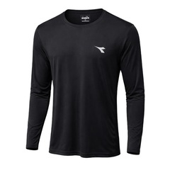 Camiseta Manga Longa Diadora Esportiva Icon  - Masculina - Foto 1
