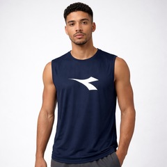 Camiseta Regata Diadora Esportiva Frequenza  - Masculina - Foto 3
