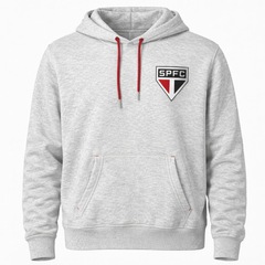 Blusão Moletom São Paulo Salto Com Capuz Braziline - Masculina - Foto 1