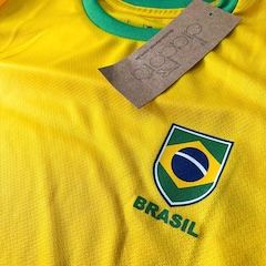 Camisa Brasil Diadora Campione - Infantil - Foto 4