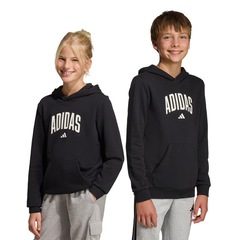 Blusão com Capuz adidas Estampada Codes Collegiate Infantil - Foto 1