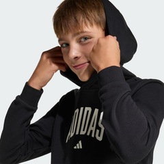 Blusão com Capuz adidas Estampada Codes Collegiate Infantil - Foto 6