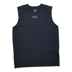 Camiseta Regata Masculina Oakley TRN Wave Tank Blackout - Foto 1