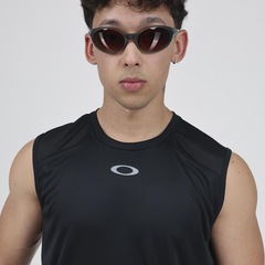 Camiseta Regata Masculina Oakley TRN Wave Tank Blackout - Foto 19