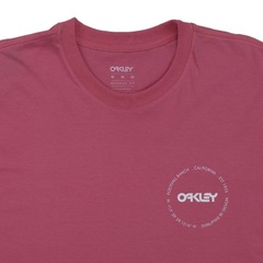 Camiseta Oakley B1B Classics SS Tee II Begonia - Masculina - Foto 3