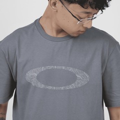 Camiseta Oakley Ellipse Motherboard SS Tee Dark Grey - Masculina - Foto 6