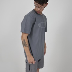 Camiseta Oakley Ellipse Motherboard SS Tee Dark Grey - Masculina - Foto 7