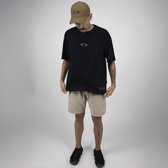 Camiseta Oakley O-Fossil Stone SS Tee Blackout - Masculina - Foto 4