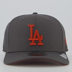 Boné Unissex New Era MLB Los Angeles Dodgers Prolight Graphite 970SS - Aba Curva - Foto 2