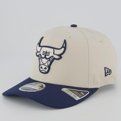 Boné Unissex New Era NBA Chicago Bulls Sandy Sea 970SS - Aba Curva - Foto 1
