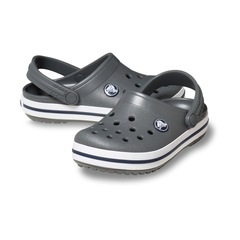 Sandália Crocs Crocband Clog T Slate Infantil - Foto 3