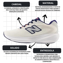 Kit Tênis New Balance 680 V9 e Meia - Feminino - Foto 4