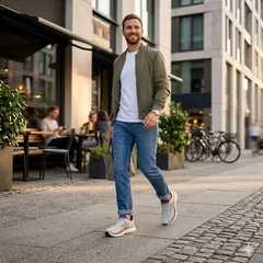 Kit Tênis New Balance Kaiha Road V2 e Meia - Masculino - Foto 2