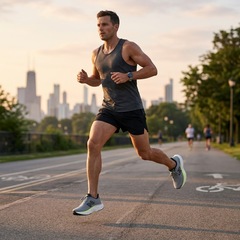 Kit Tênis New Balance Kaiha Road V2 e Meia - Masculino - Foto 2