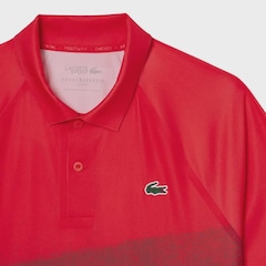 Camisa Polo Lacoste Tennis X Novak Djokovic On Court Slim Masculina - Foto 4