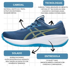 Tênis Asics Gel-Cumulus 28 - Masculino - Foto 3