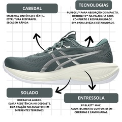 Tênis Asics Gel-Cumulus 28 - Masculino - Foto 3