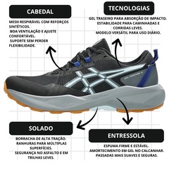 Kit Tênis Asics Gel-Venture 11 E Meia - Masculino - Foto 4