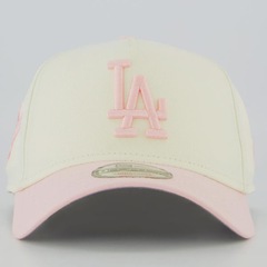 Boné Unissex New Era MLB Los Angeles Dodgers 2Tone 940AF - Aba Curva - Foto 2