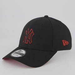 Boné Unissex New Era MLB New York Yankees Red 940 M-Crown - Aba Curva - Foto 1