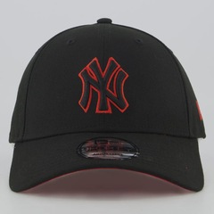 Boné Unissex New Era MLB New York Yankees Red 940 M-Crown - Aba Curva - Foto 2
