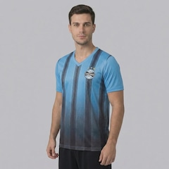 Camisa do Grêmio Esportiva Dry Listrada - Masculina - Foto 3