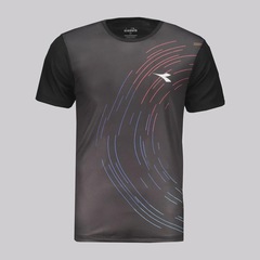 Camiseta Diadora Small Logo - Masculina - Foto 4