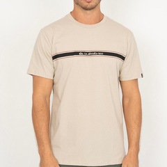Camiseta Quiksilver Bait Stripe WT26 Masculina - Foto 1