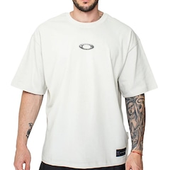 Camiseta Oakley Teeth Footprint SS WT26 Mist - Masculina - Foto 1