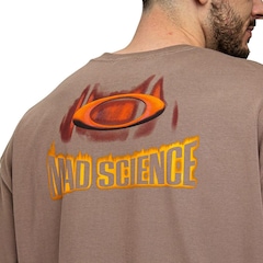 Camiseta Oakley Mad Science Logo WT26 Masculina - Foto 4