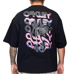 Camiseta Oakley B1B Warp Graphic SS Masculina - Foto 2