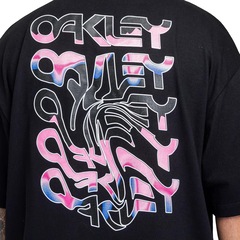 Camiseta Oakley B1B Warp Graphic SS Masculina - Foto 4