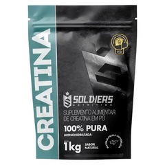 Creatina Monohidratada 1kg 100% Pura Importada - Soldiers Nutrition - Foto 1