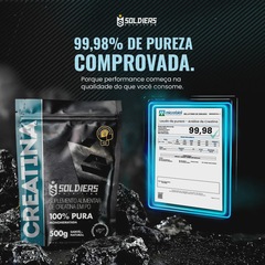 Creatina Monohidratada 1kg 100% Pura Importada - Soldiers Nutrition - Foto 3