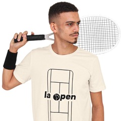 Camiseta La Open Quadra Off White - Masculina - Foto 3