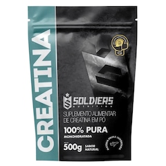 Creatina Monohidratada 500g 100% Pura Importada - Soldiers Nutrition - Foto 1