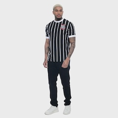 Camisa do Corinthians Democracia Retrô Braziline - Masculina - Foto 1
