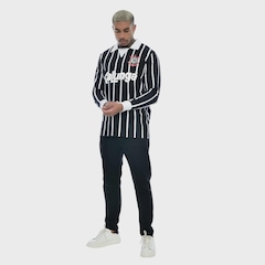 Camisa do Corinthians Manga Longa Retrô Braziline - Masculina - Foto 2