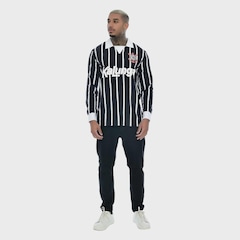 Camisa do Corinthians Manga Longa Retrô Braziline - Masculina - Foto 3