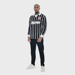 Camisa do Corinthians Manga Longa Retrô Braziline - Masculina - Foto 4