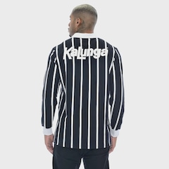 Camisa do Corinthians Manga Longa Retrô Braziline - Masculina - Foto 5