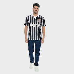 Camisa do Corinthians Kalunga Retrô Coimbra - Masculina - Foto 4