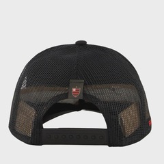 Boné Adulto Trucker Flamengo Zico Licenciado Aba Curva - Foto 3