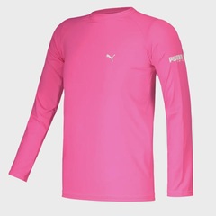 Camiseta Manga Longa Puma UV50+ - Infantil - Foto 2
